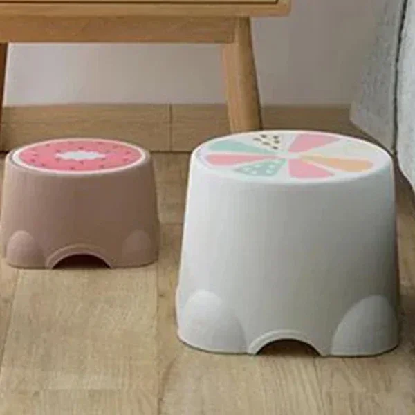 Складная скамейка для взрослых и детей утолщенный пластиковый табурет-ступенька