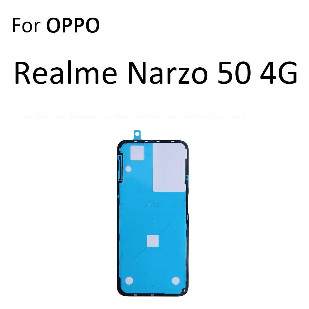 Фото Клейкая лента для задней крышки аккумулятора (наклейка) для OPPO Realme Narzo 10 20 30 50 Pro 60x N63 5G 4G, запасные части №3
