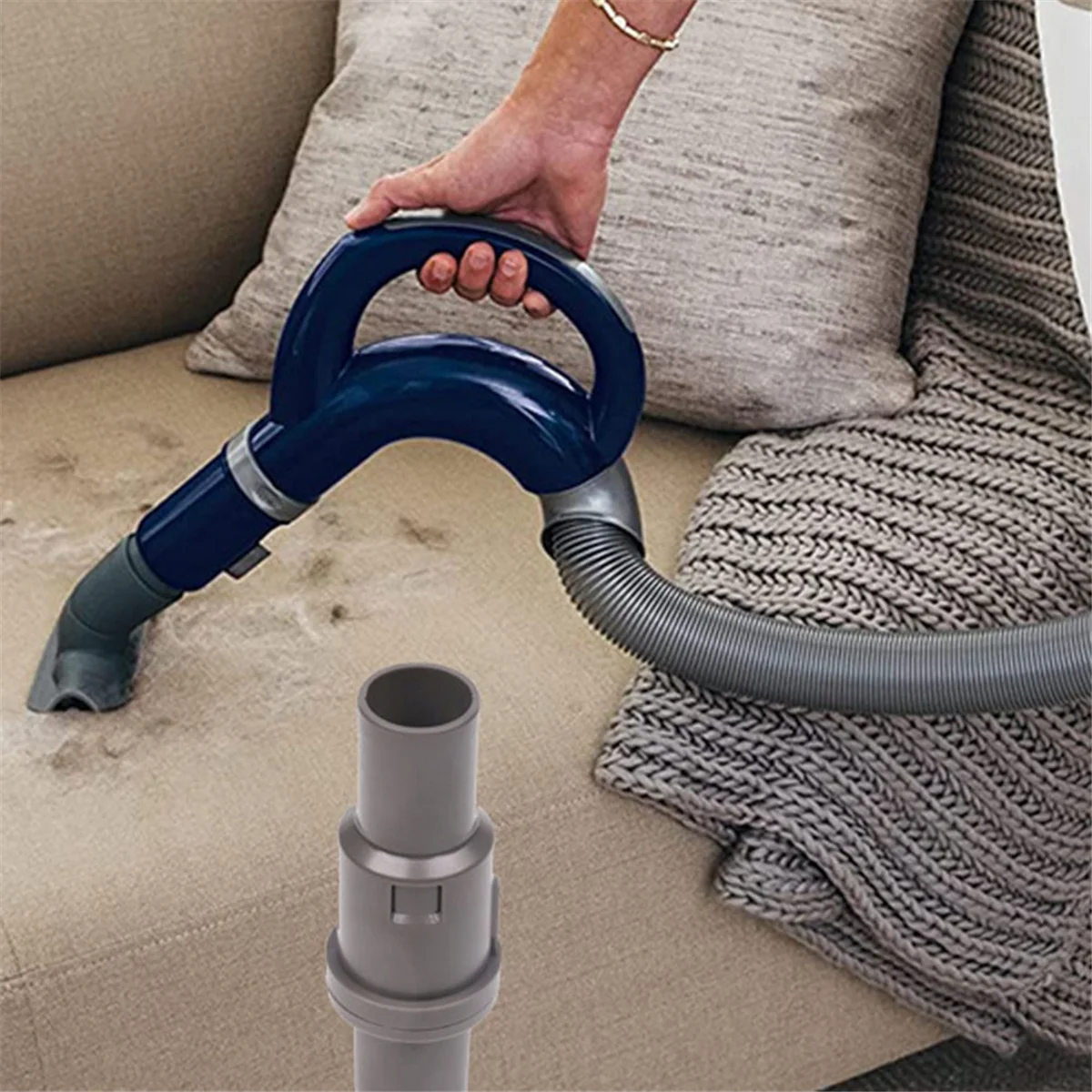 Адаптер для шланга с вакуумными насадками 32 мм и щеткой из конского волоса NV350 NV360