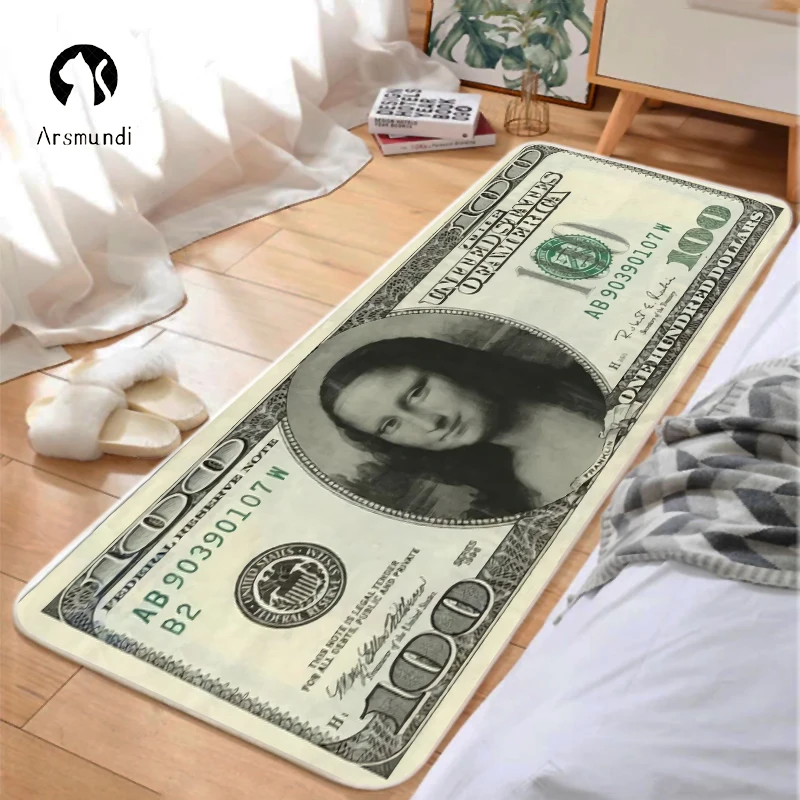 Долларовый кухонный ковер Придверный коврик напольный для спальни прихожей