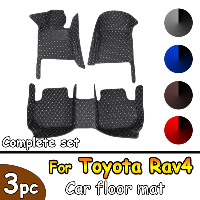 

Car Floor Mats For Toyota Rav4 2020 2019 (XA50 50) Auto Interior Accessories Waterproof Protector Covers Leather Carpets Rav 4