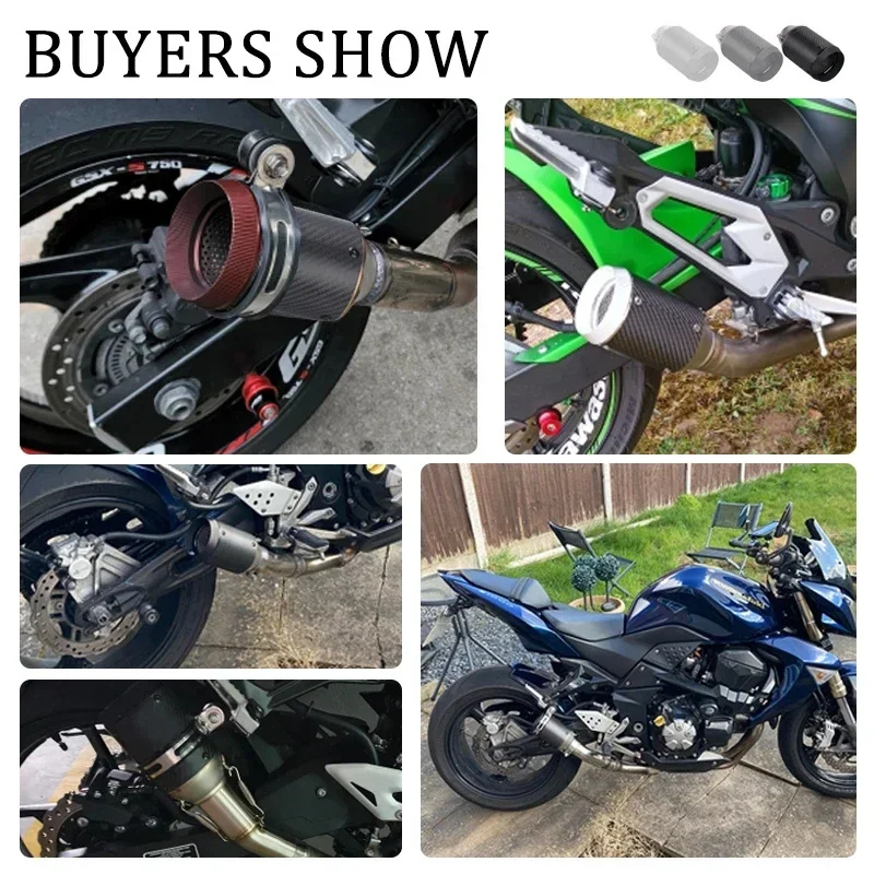 51 мм универсальный без шнуровки мотоциклетный GP выхлопной глушитель с ЧПУ из