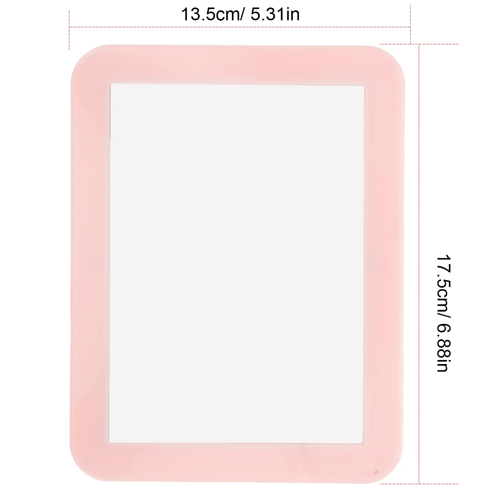 Пластиковое магнитное зеркало для макияжа прямоугольное многоцелевое которое