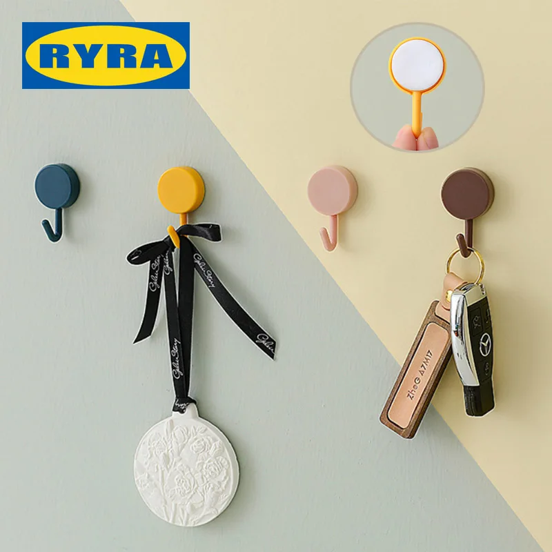 

10 шт., настенные крючки для полотенец, без сверления