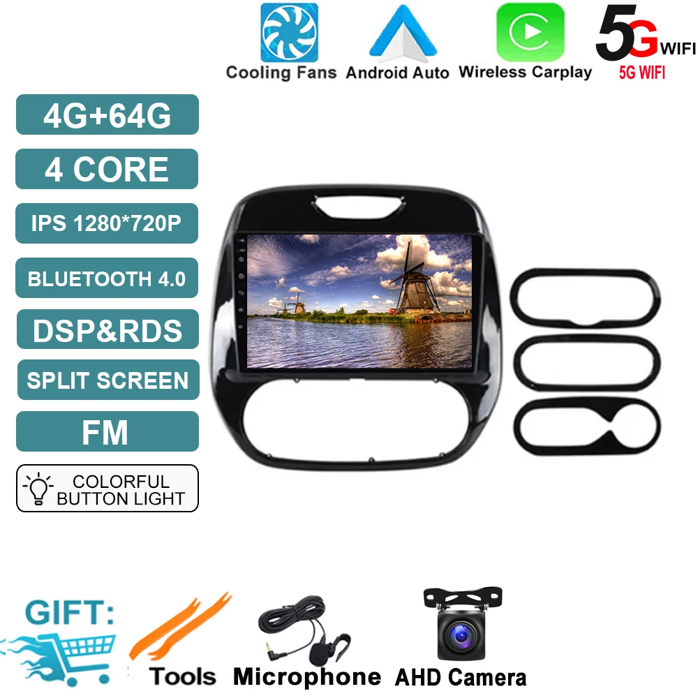 

Автомагнитола на Android 14, мультимедийный плеер для Renault Captur 2016-2019, DSP, GPS-навигация, Carplay, стерео, аудио, 4G, Wi-Fi, 5,0, FM