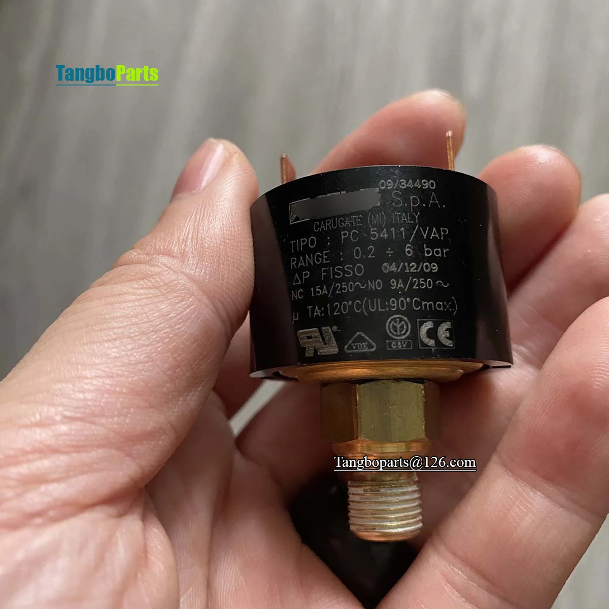 Реле давления пара для газовых котлов TANGBOPARTS  G1/8' PC5411/VAP 0,2-6BAR анатолий георгиевич берзин геофизические исследования нефтяных и газовых скважин учебное пособие