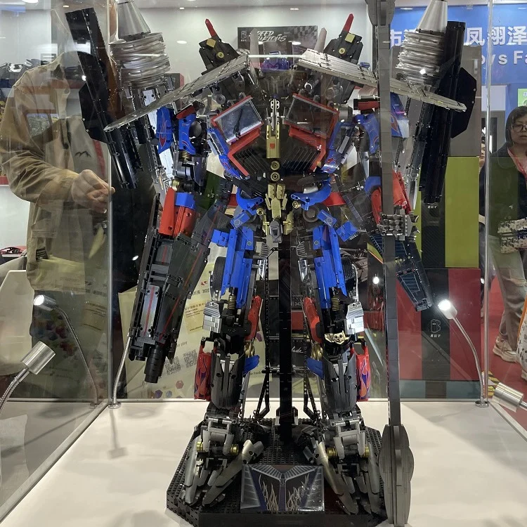 

Optimus Toys Primed Robot Super Machine Mecha Building Blocks MOC Sets Plastic Bricks Toys Technical Gifts for Kids Boys Adult