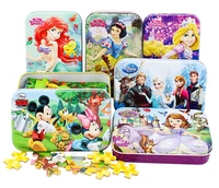 60 pieces wooden jigsaw puzzles disney frozen avengers puzzle toy children kids educational toys children gift for girls boy