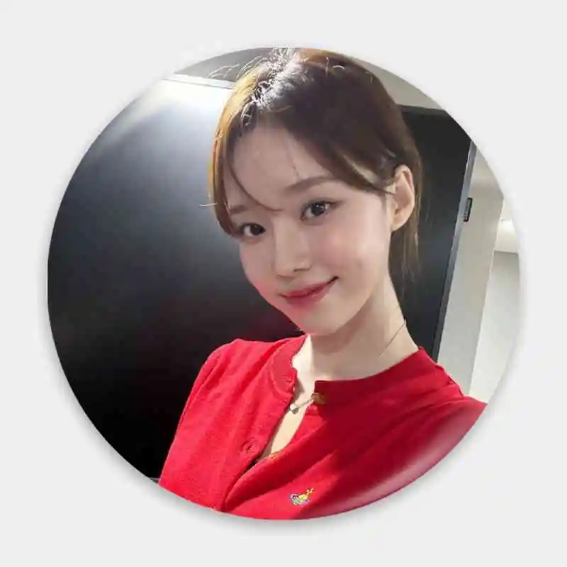 Значок Kim Minjeong в стиле K-POP для пения и танцев зимняя периферийная брошь с якорем