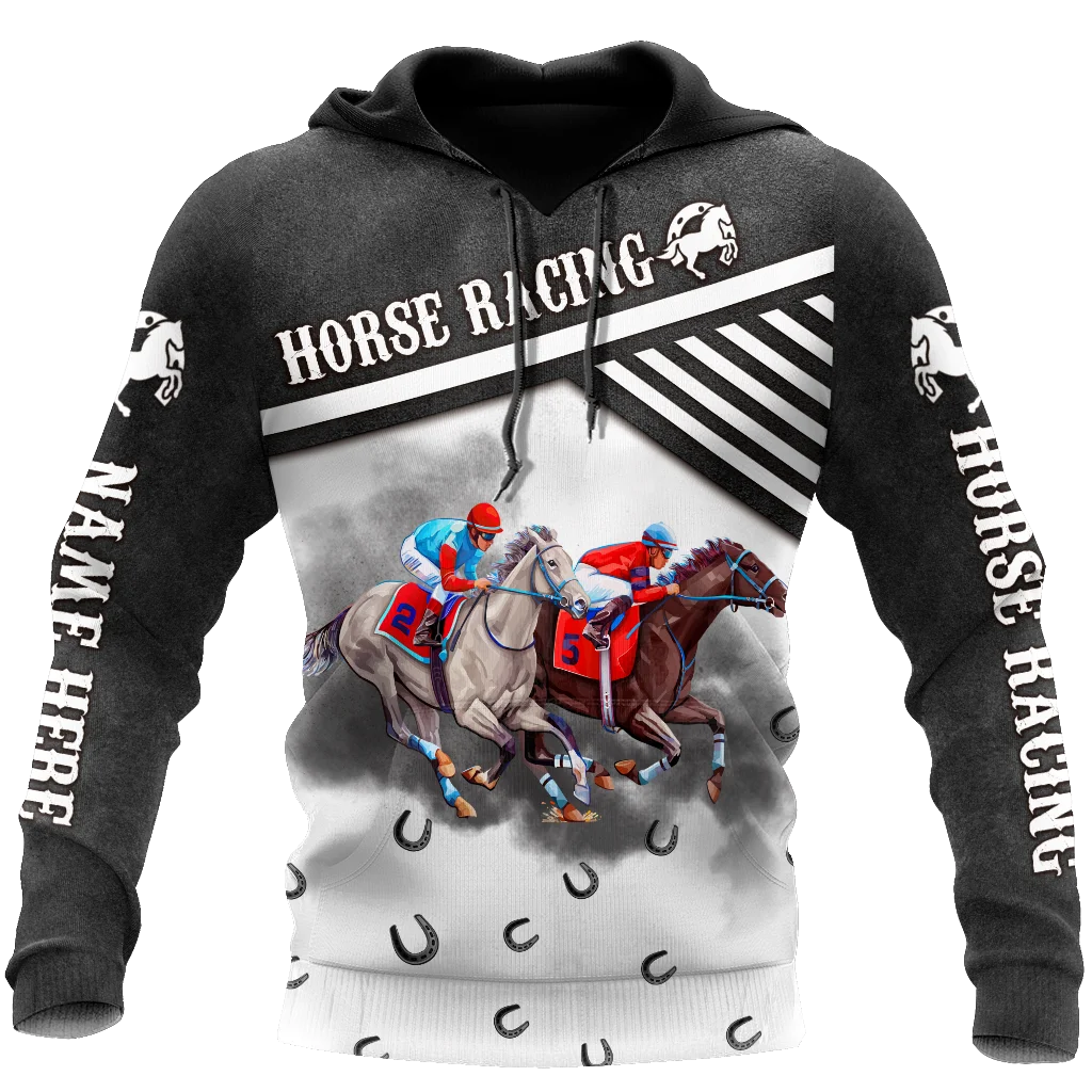 

2021New Autumn Hoodie Horse Racing 3D Printing Men's/Women's Sweatshirt Unisex Streetwear Zipper Pullover Casual Jacket-15