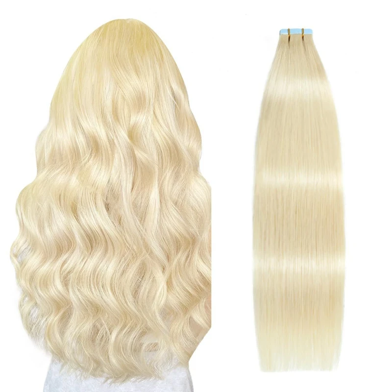 

12-28inches Straight Tape In Human Hair Extensions Machine Brazilan Remy Tape In Extension Seamless Skin Weft 20pc/40pc/pack
