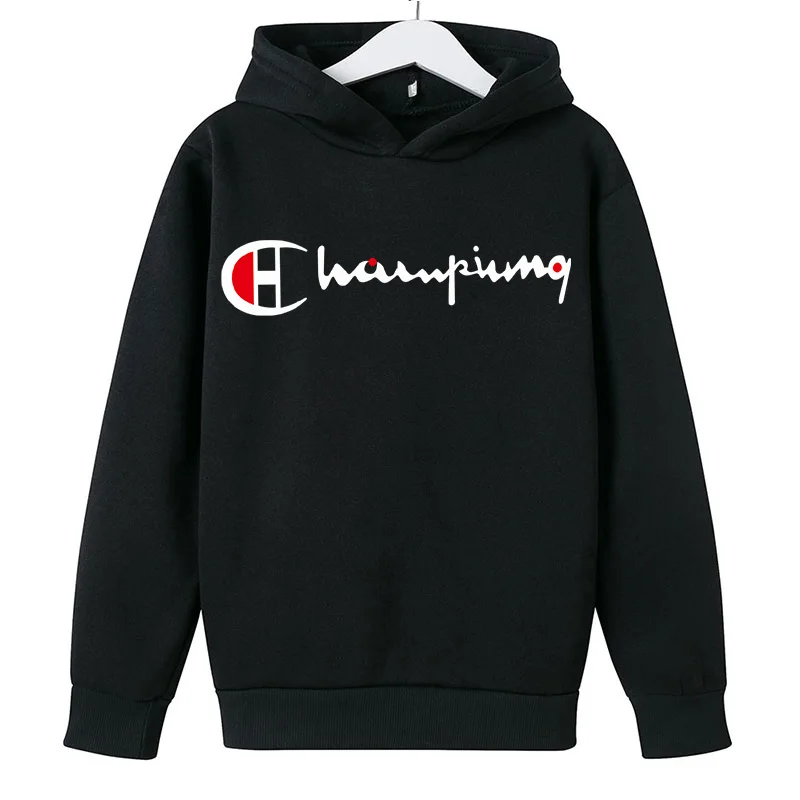 

Spring and Autumn Children's Fashion Printed Long Sleeve Hooded Sweater Children's Jacket