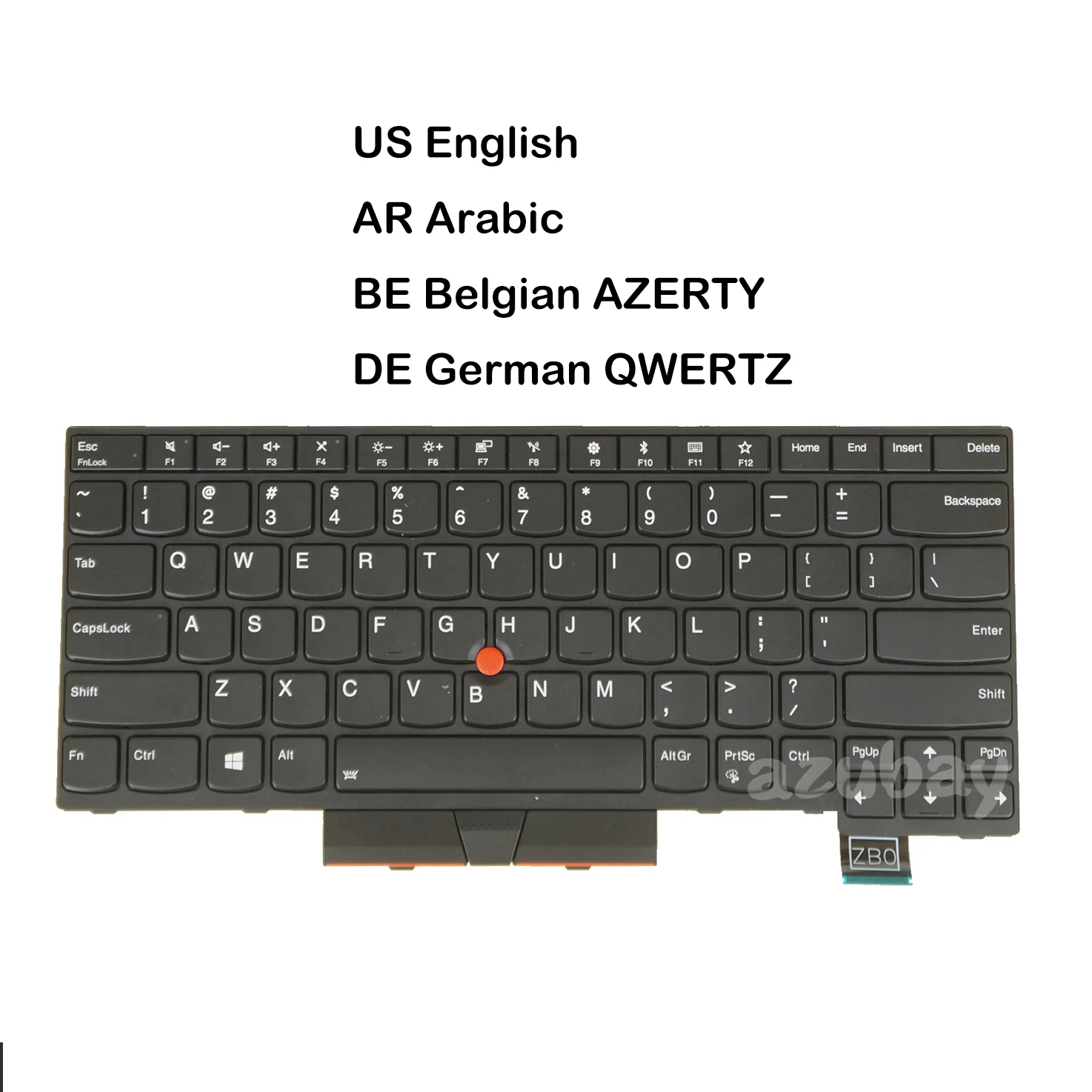 

Клавиатура с подсветкой для ноутбука Lenovo Thinkpad T470 (20HD 20HE 20JM 20JN), T480 (20L5 20L6), A475, A485
