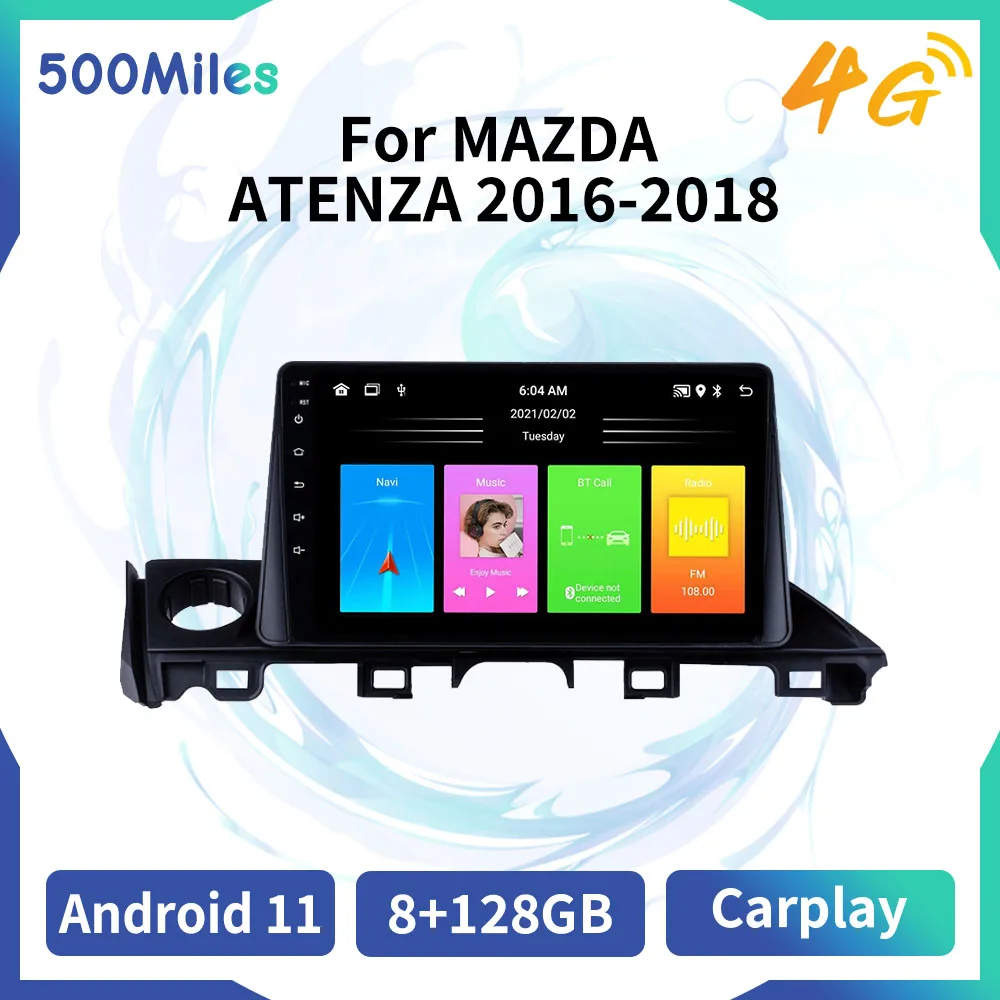 Auto Radio für MAZDA ATENZA 2016-2018 2 Din Android Auto Stereo Multimedia Player Head Unit Autoradio mit FM navigation GPS WIFI