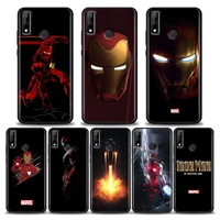 marvel phone case for huawei y6 y7 y9 y5p y6p y8s y8p y9a y7a mate 10 20 40 pro rs case silicone cover marvel iron man heros