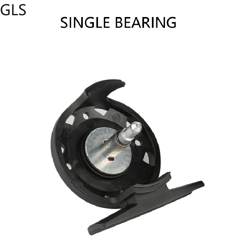 1BB High Quality Ultra Lightweight Fly Fishing Reel Black/Dark Green Gear Ratio 1.1 Freshwater Ice Fishing Wheel enlarge