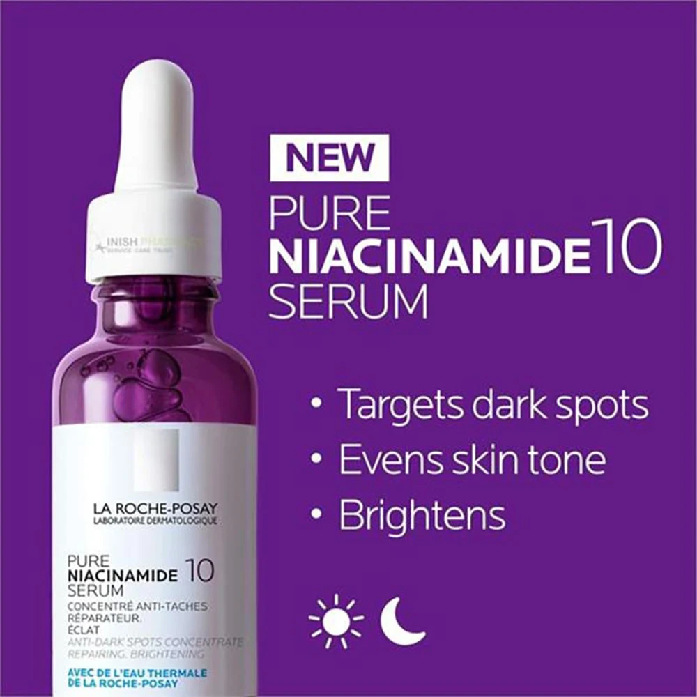 

LA ROCHE POSAY Nicotinamide 10% Whitening And Spot Whitening Essence Brightens Skin, Moisturizes Skin, And Removes Acne