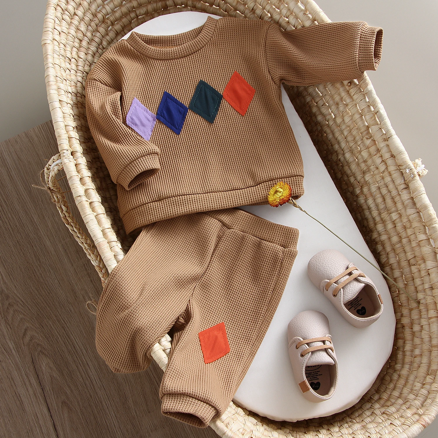 

Fashion Kids Clothes Set Toddler Baby Boy Girl Pattern Casual Tops + Child Loose Trousers 2pcs Baby Boy Designer Clothing Outfit