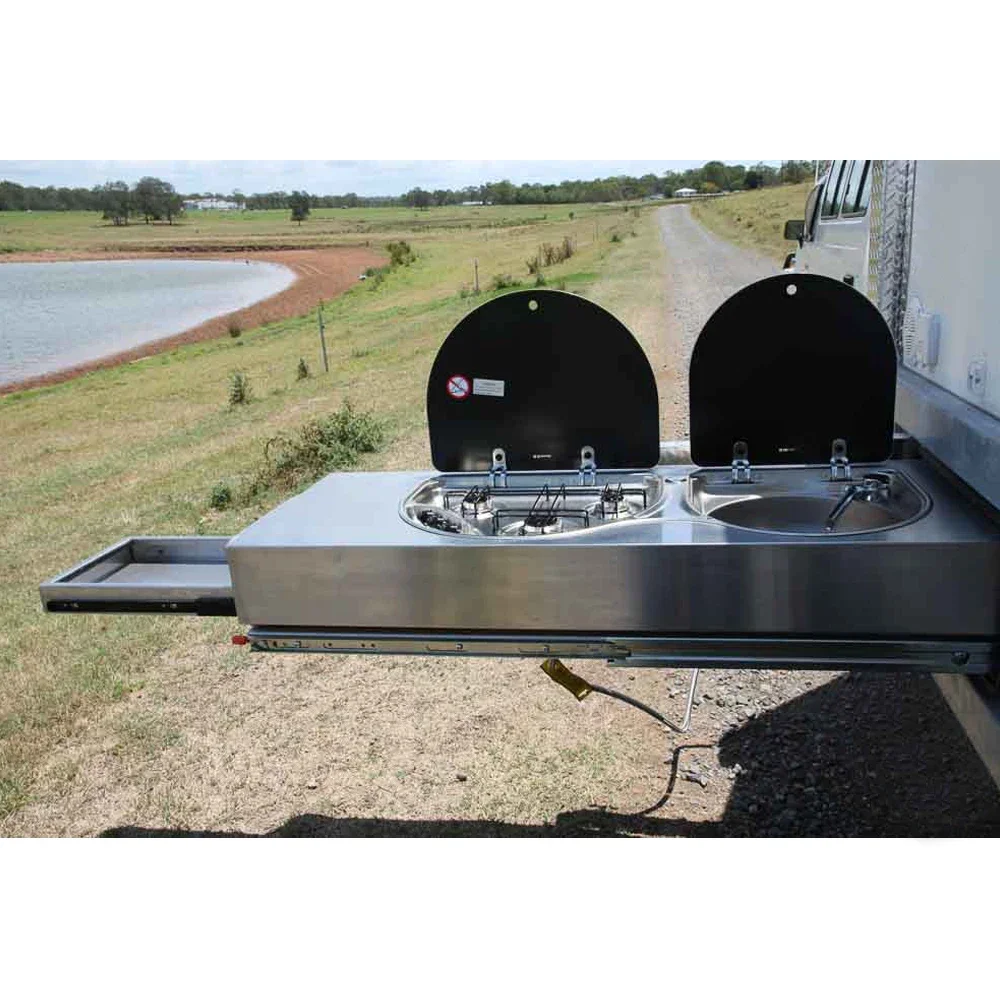 Сделанный на заказ внедорожник кемпинг трейлер Выдвижная кухня