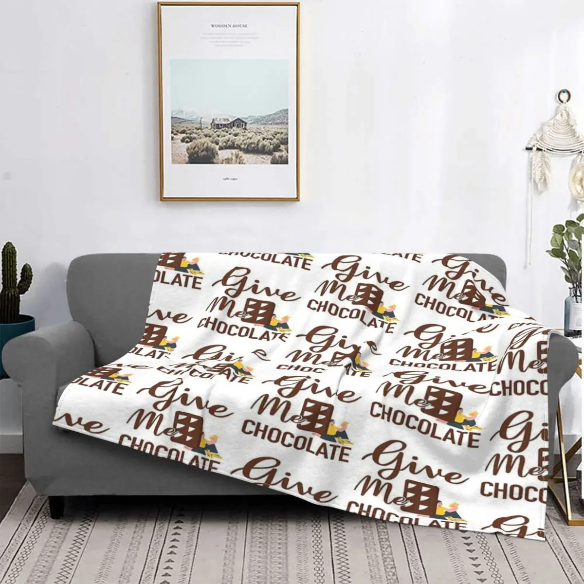 

Dame Chocolate manta colcha cama manta a cuadros manta de playa manta Kawaii funda para niños