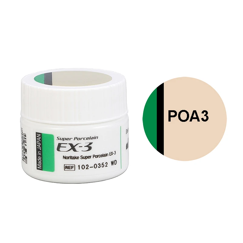 

Паста Kuraray Noritake EX3 непрозрачная 6 г POA1 POA2 POA3 Металлический фарфоровый порошок, сделано в Японии