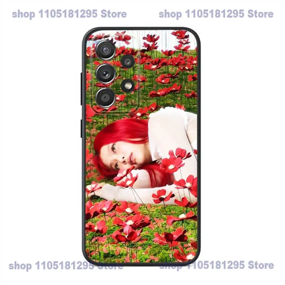 Фото Черный мягкий силиконовый чехол для телефона Samsung S24,21,22,23,30,Ultra,20,Plus,Note,10,9,J-JENNIE Singer №5