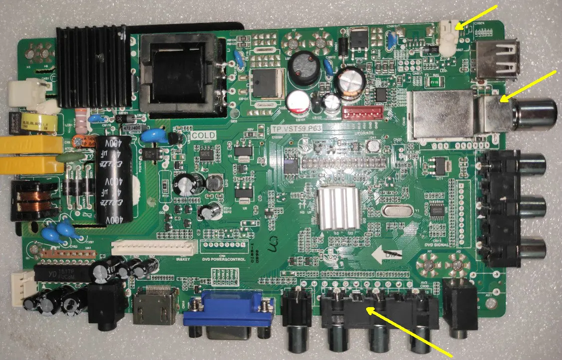 

Free shipping! TP.VST59.P63 LCD TV motherboard for AWOX M195RTV01.0 LCD OR TV jvc m240htv01.2