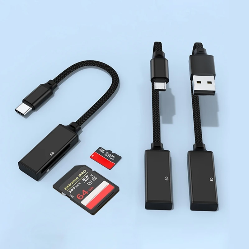 Y1UB Устройство чтения карт памяти 2 в 1 USB Type C внешних Micro TFSD