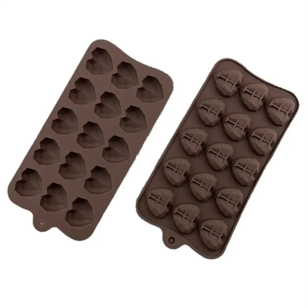 

8/15 Cavity Heart Shaped Silicone Chocolate Mold Candy Pastry Mold Silicone Pâtisserie Moule Gummy Baking Cake Decoration Tools