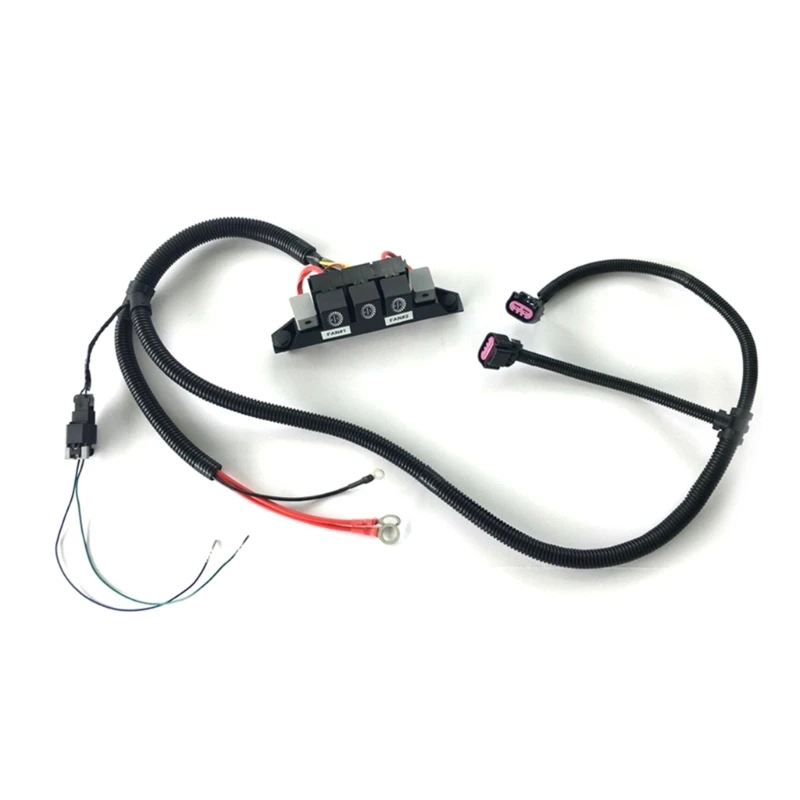 

674-00923 JCTFN22 Double Electric Fan Wiring Harness for XL 1500 1600 2500 3500 Drop Shipping