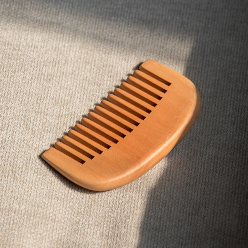 

Small Pocket Hair Comb Wooden Hair Brush Woman Men Kids Travelling Wood Combs Scalp Massage Brush for Hair Care Barber Tool
