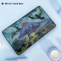 5 style 60 in 1 card box for nintendo switch game console sponge protection material cassette case for ns switchliteoled