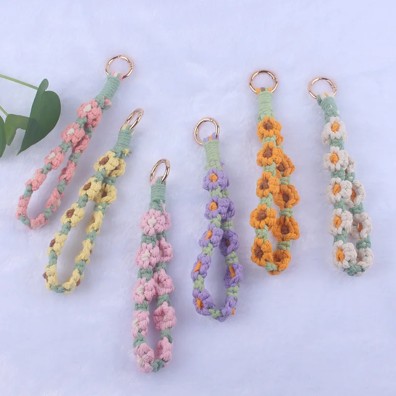 Цепочка для ключей Мужская/Женская креативный Плетеный ремешок ручной работы с