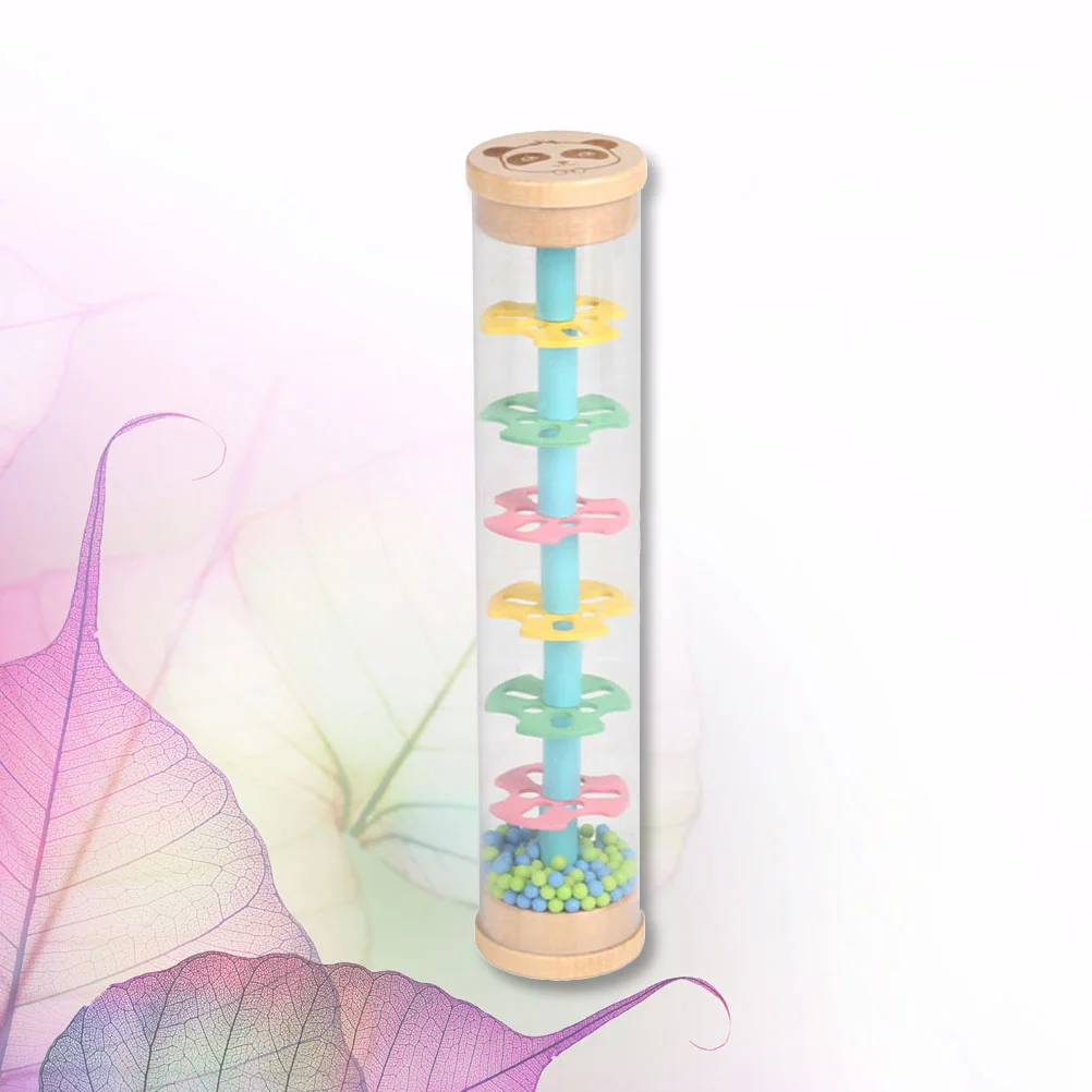 

Rain Shaker Stick Toy Rainmaker Toys Tube Musical Instrument Rattlemini Early Sensory Rainstick Kids Baby Auditory Hourglass