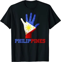 philippines hand up flag tshirt i love philippines travel t shirt
