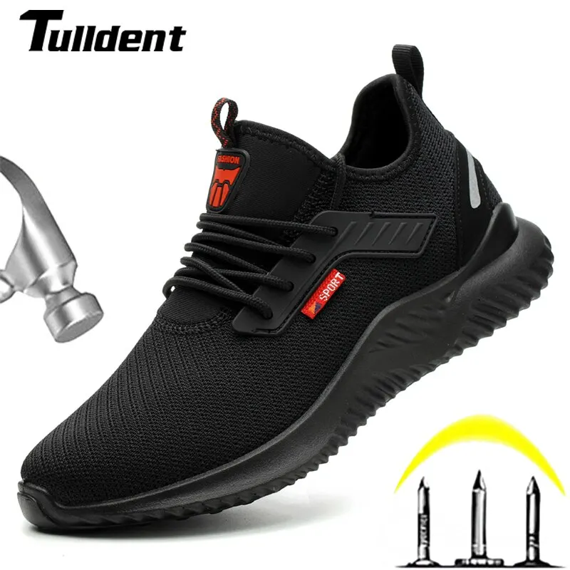 Защитная обувь Tulldent для мужчин. Легкие прочные рабочие ботинки со стальным