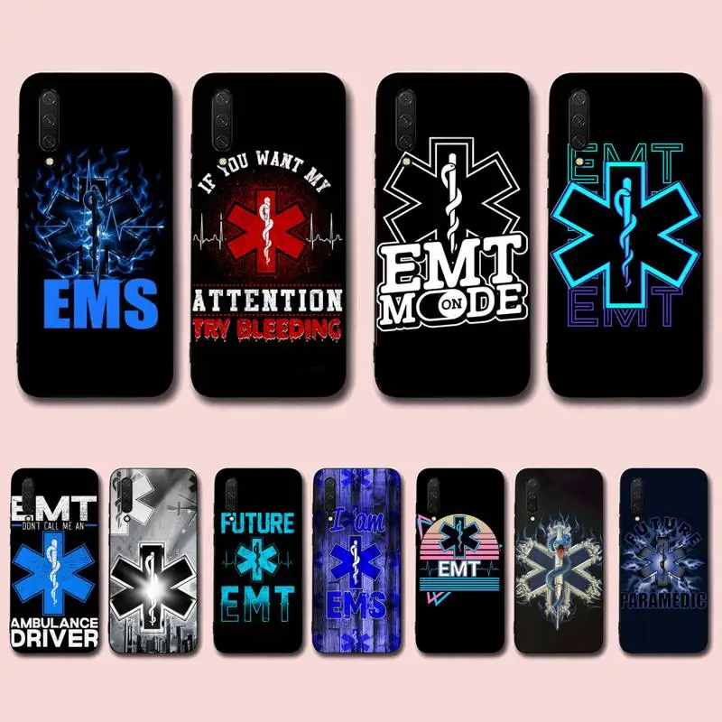 

EMT EMS Medical Rescue Phone Case for Xiaomi mi 5 6 8 9 10 lite pro SE Mix 2s 3 F1 Max2 3