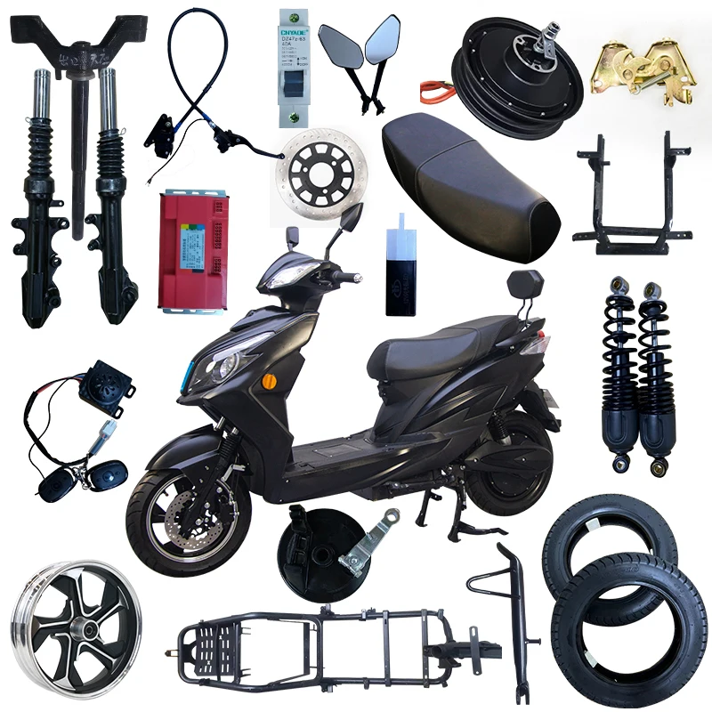 

China electric motorcycle accessories electric motorcycle scooter parts electric moped kit