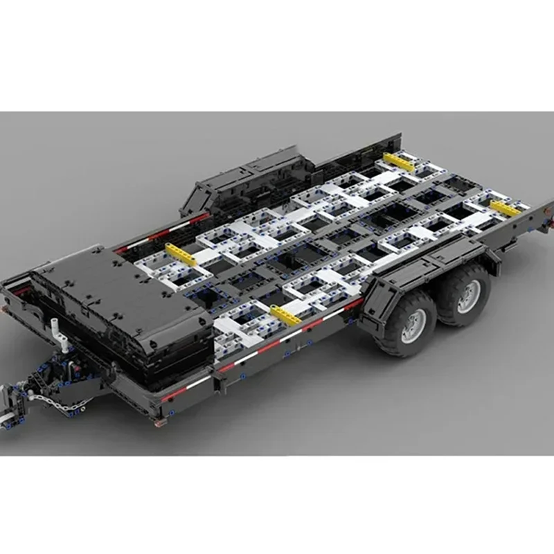 Игрушечный строительный блок MOC креативная модель автомобиля 1:8 прицеп подарок