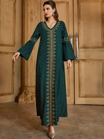 plus size kaftan abaya dubai long arabic dress caftan marocain turkish dresses green abayas for women islam modest clothing