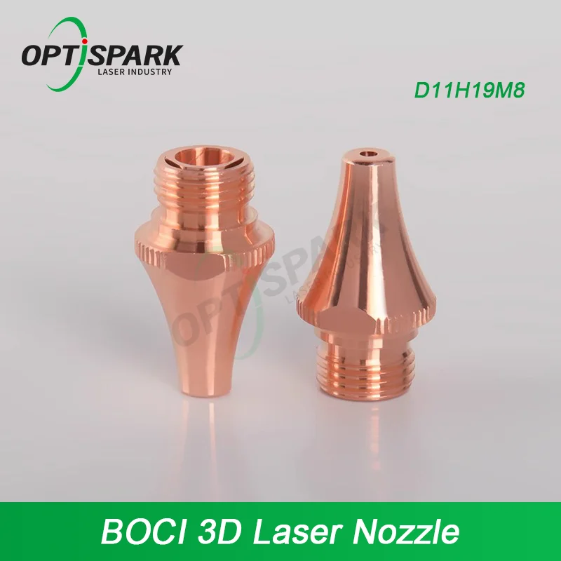 Фото Сопла для 3D лазерной резки Boci M8 H19 D11, однослойные и двухслойные, аксессуары для станков для резки труб Boci BLT310T BLT421TS BLT441T №4