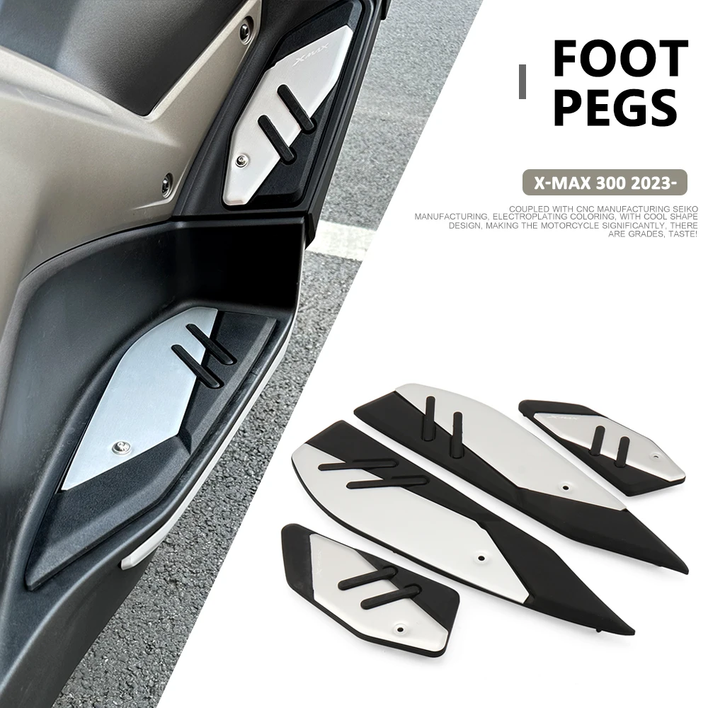 Для Yamaha XMAX 300 2023 - 2024 X-MAX XMAX300 250 400 подножки для мотоцикла пластина скользящая