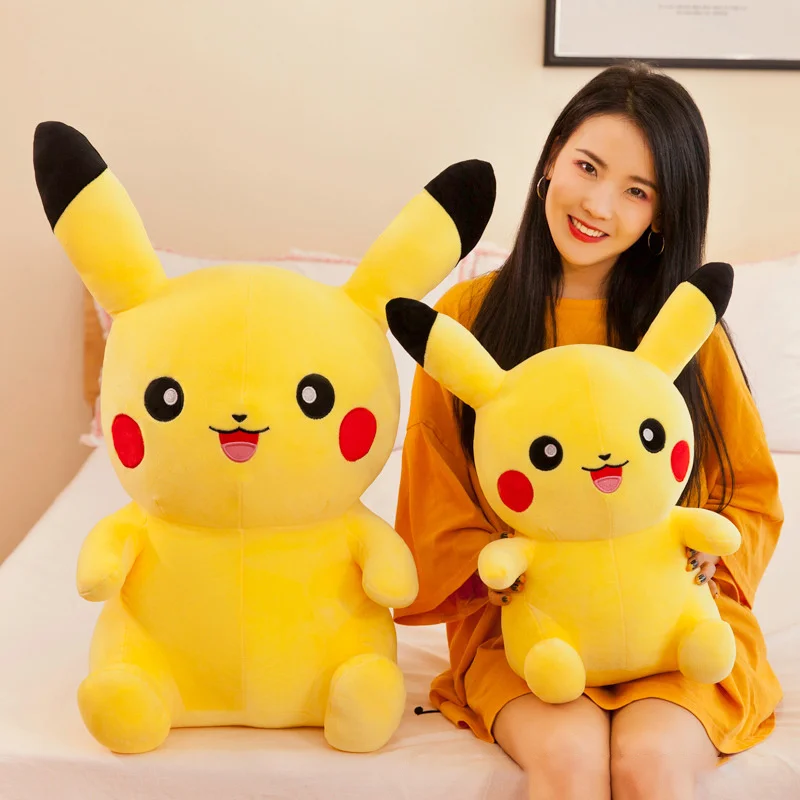 

25cm Pokemon Pikachu Plush Toys Japan Anime Elf Plush Doll Soft Stuffed Cartoon Pikachu Doll Pillow Toy For Kids Birthday Gift