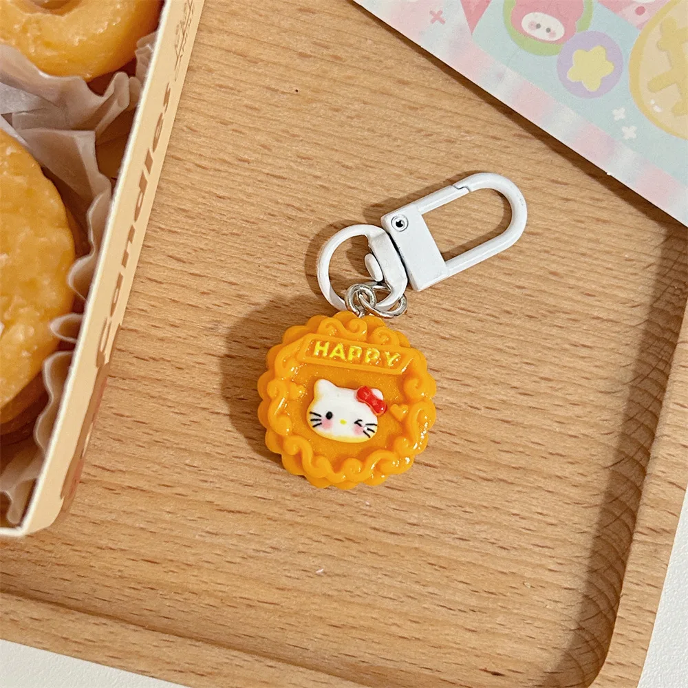 Милый брелок с изображением лунного торта середины осени Kt Cat Kuromi Melody сумка