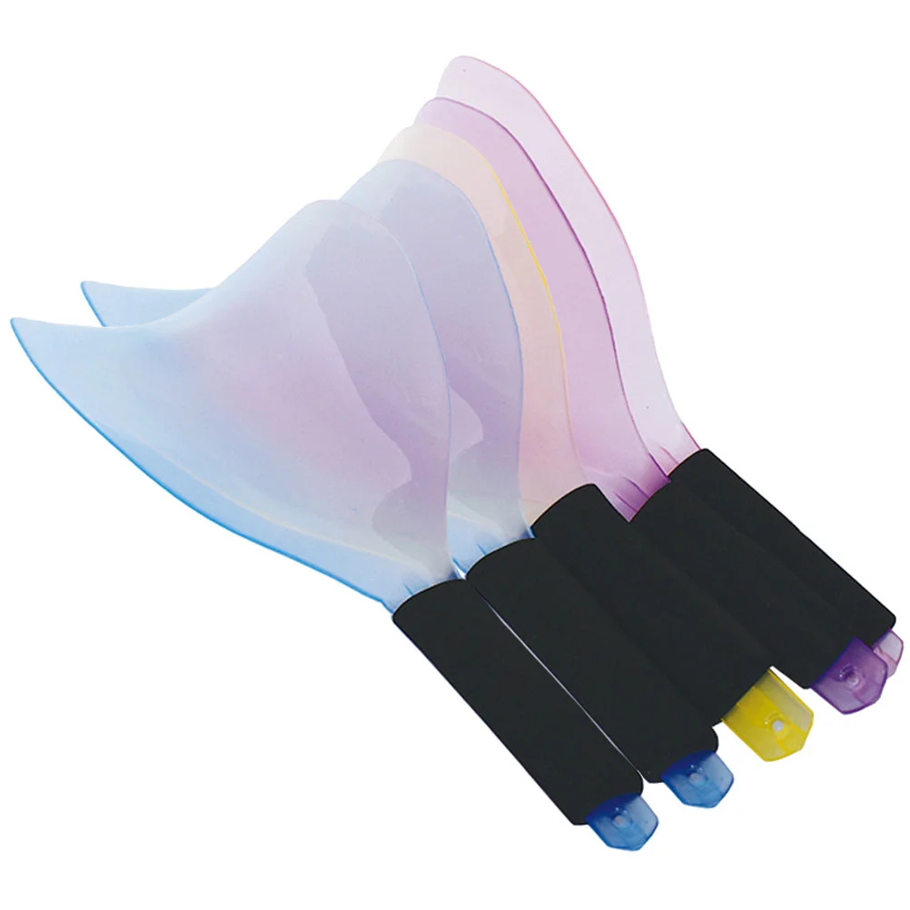 

5 Pcs Facial Trimmer Face Hat Plastic Hairspray Hair Spray Mask Face Hair Face Cover Barber Supplies