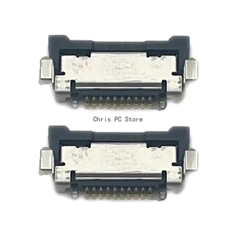 

H8WA 2pcs Fit for Xbox-Series X Console Mainboard Power and Eject Ribbon FPC Connector Clip 10Pin Socket on Board