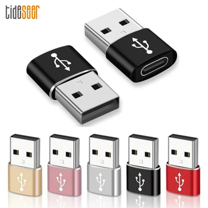

300pcs USB 2.0 Male to Usb Type C Female OTG Adapter Converter for Samsung Oneplus Huawei Computer Mini Connector Data Charger