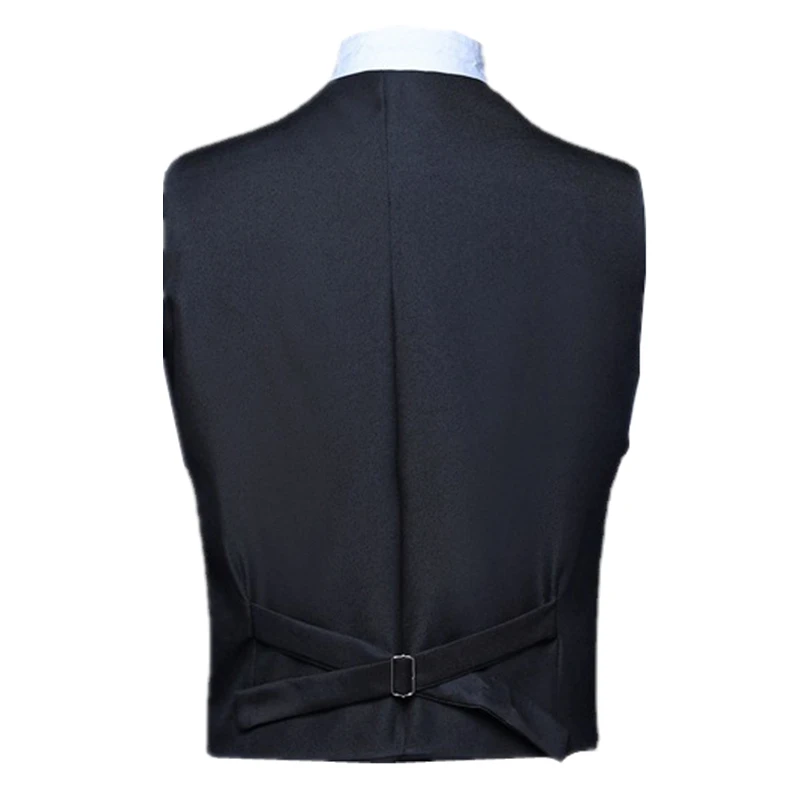 Синий блестящий жилет с украшением из блесток мужские жилеты для свадебных