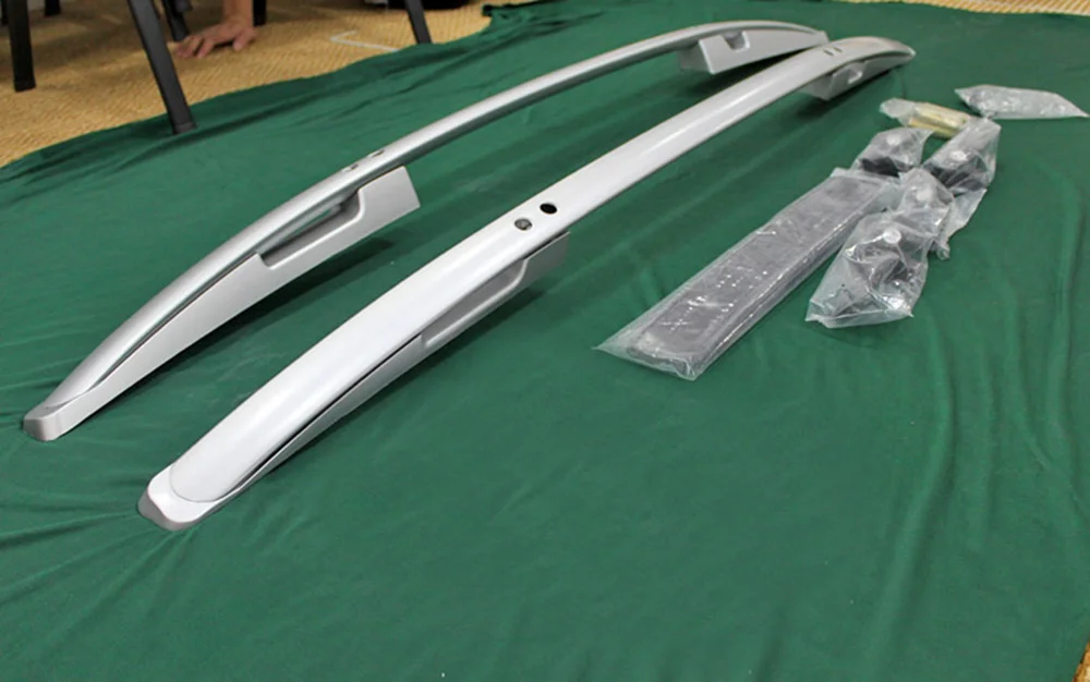 

Автомобильный багажник на крышу Honda CR-V, CRV, 2007-2011, серебристый алюминиевый сплав, боковые рейлинги, 2 шт.