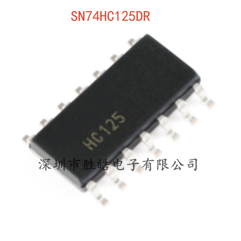 

(10PCS) NEW SN74HC125DR 74HC125 Three-State Output Four-Way Bus Buffer Gate Logic Chip SOIC-14 Integrated Circuit